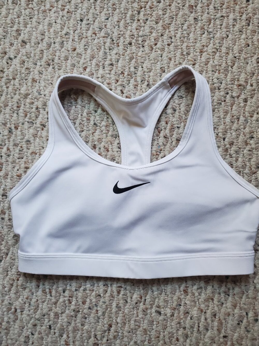 Nike swoosh sports bra S